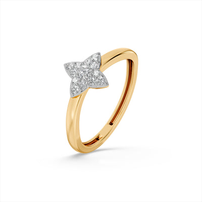 Crownlight 9KT Gold Laboratory Grown Diamond Ring