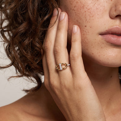 Amour Embrace 9KT Gold Laboratory Grown Diamond Ring