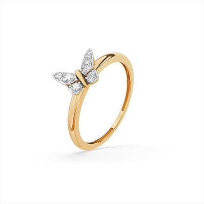 Starlit Wish 9KT Gold Laboratory Grown Diamond Ring