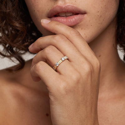 Aurelia Muse 9KT Gold Laboratory Grown Diamond Ring