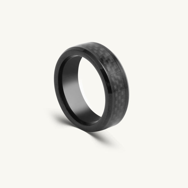 Classic Dark Ridge Ring