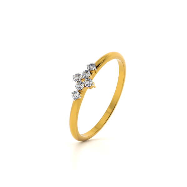 Petite Blossom Lab-Grown Diamond Customizable Ring