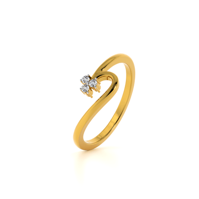 Love 9KT Gold Lab Grown Diamond Ring