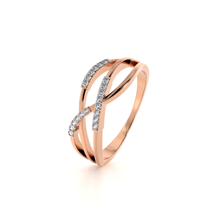 Infinity Spark 9KT Gold Lab Grown Diamond Ring - 2