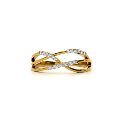 Infinity Spark 9KT Gold Lab Grown Diamond Ring