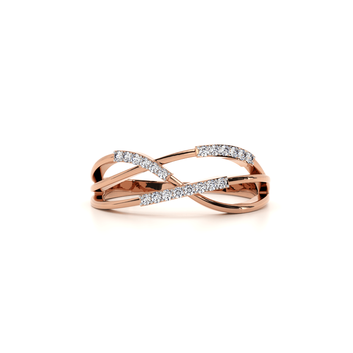 Infinity Spark 9KT Gold Lab Grown Diamond Ring - 4