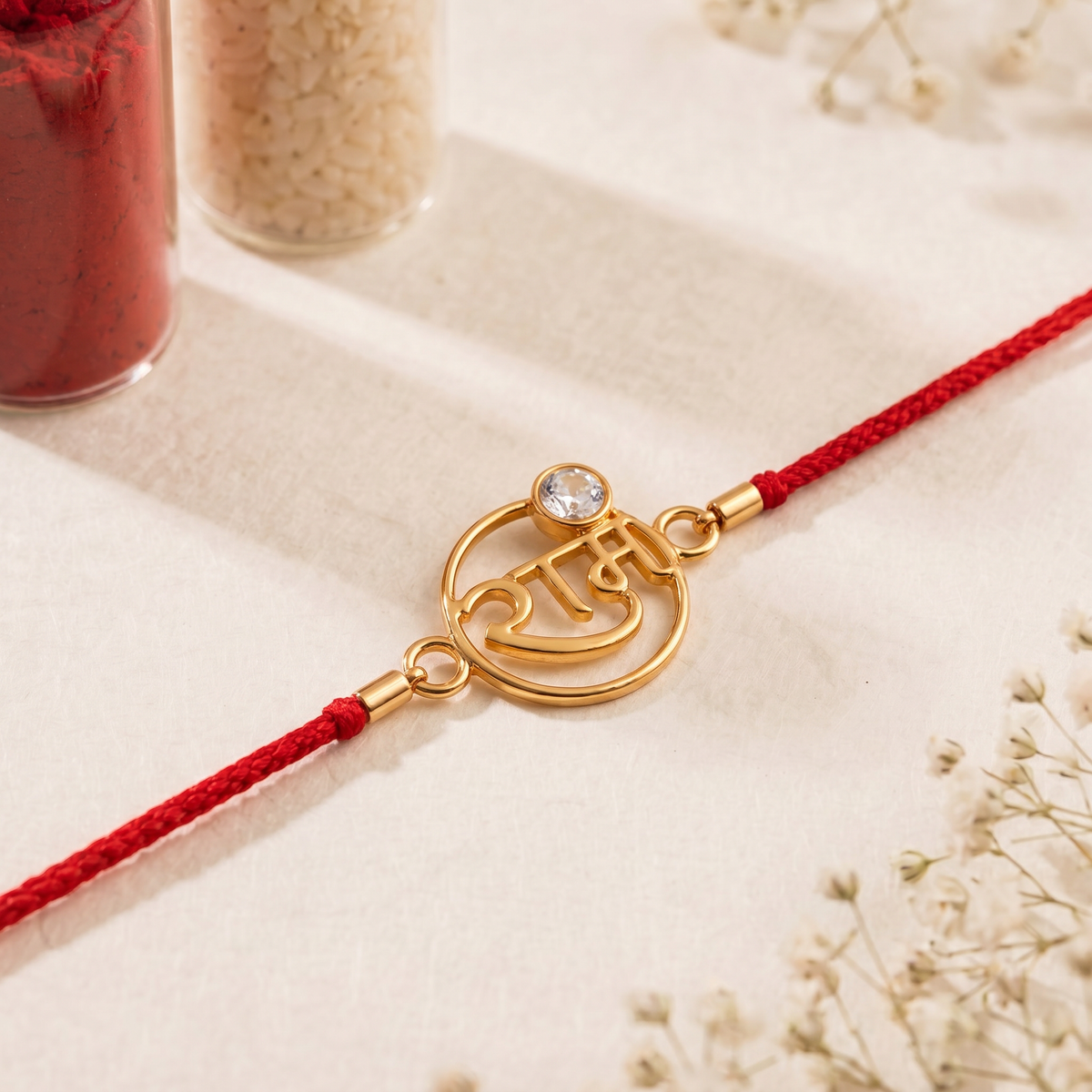 Divine Ram Fine Silver Rakhi