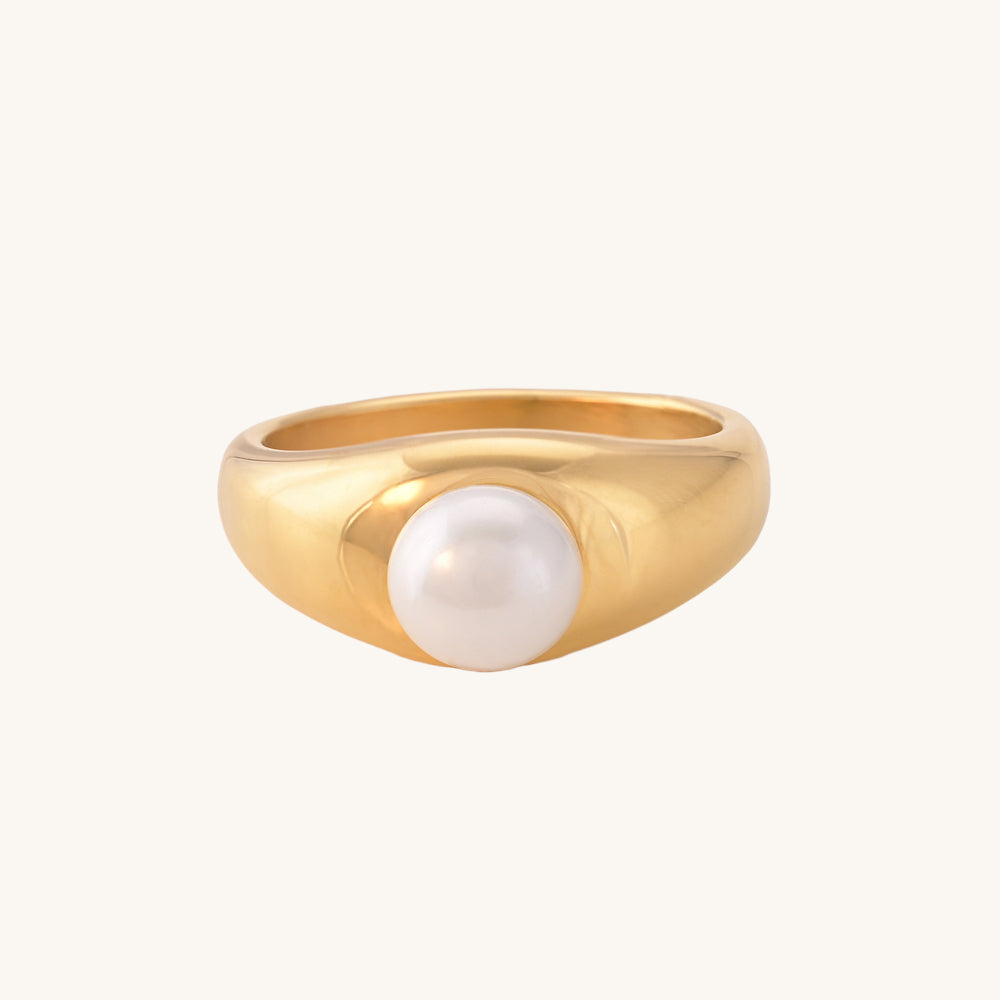 Bold Pearl Ring - view 2