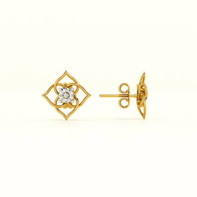OrnaTwist Lab-Grown Diamond Customizable Earrings