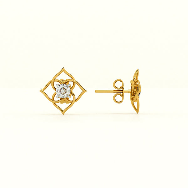 OrnaTwist Lab-Grown Diamond Customizable Earrings