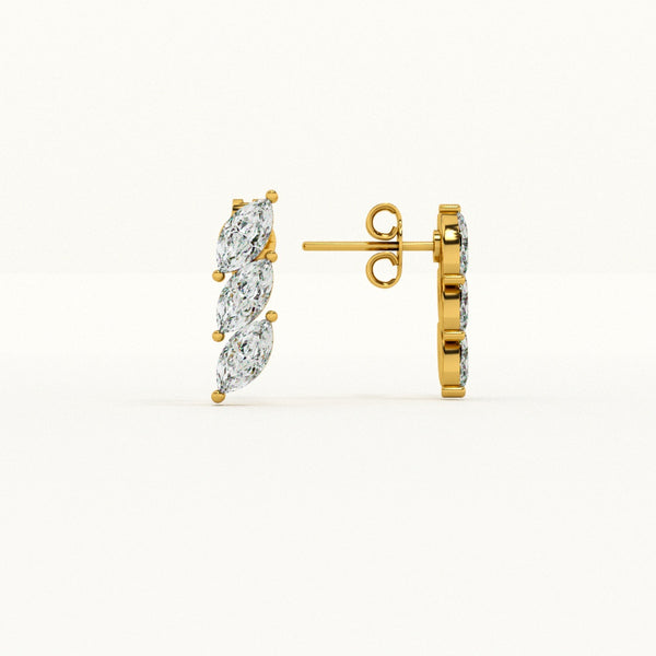 Minimalist Flare 925 Sterling Silver Studs