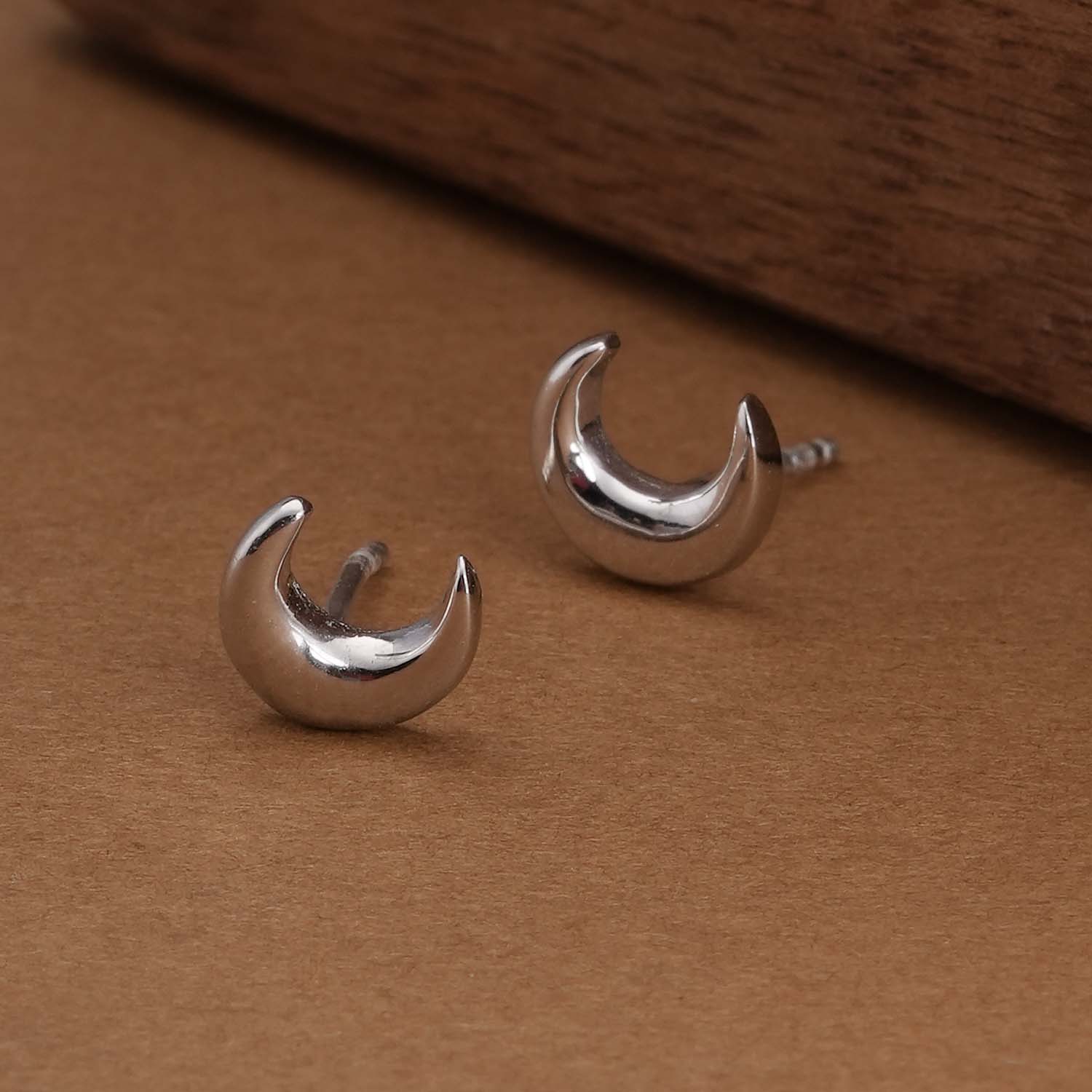 Silver Tusk Septum 925 Sterling Silver Studs - view 6
