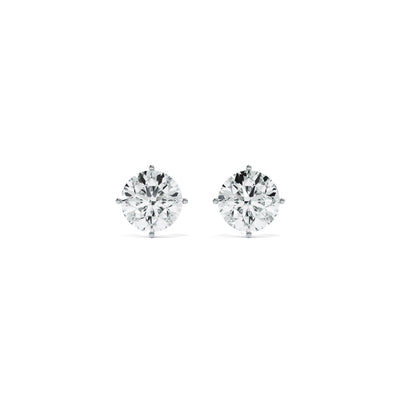 1.02 Carat 9KT Gold Lab Grown Diamond Solitaire Earrings