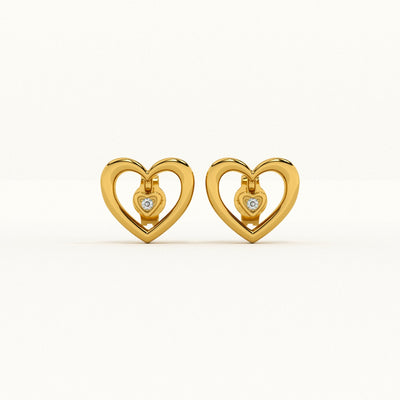 Love's Glow Lab-Grown Diamond Customizable Stud Earring