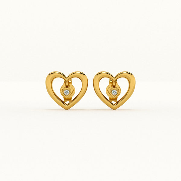 Love's Glow Lab-Grown Diamond Customizable Stud Earring