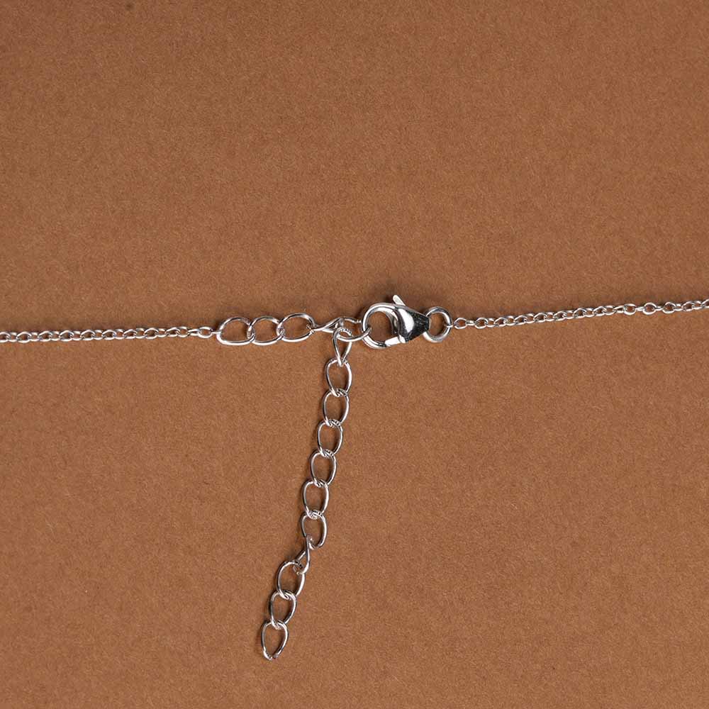 Rectangle Pendant 925 Sterling Silver Necklace - view 7