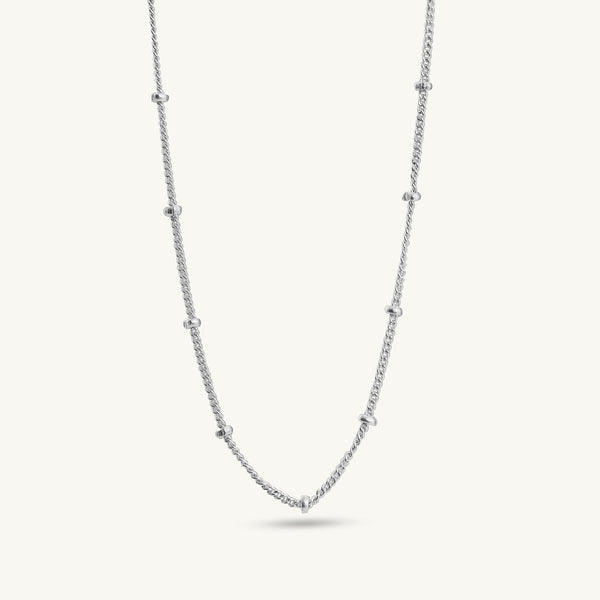 Silver Bead 925 Sterling Silver Chain