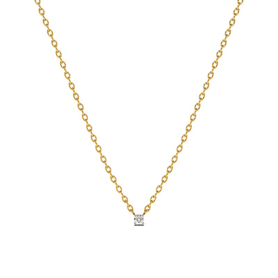 Solo Glow Lab Grown Diamond Customizable Pendant