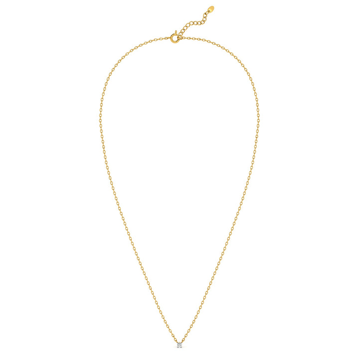 0.06 Carat Solo Glow 9KT Gold Lab Grown Diamond Pendant - 3