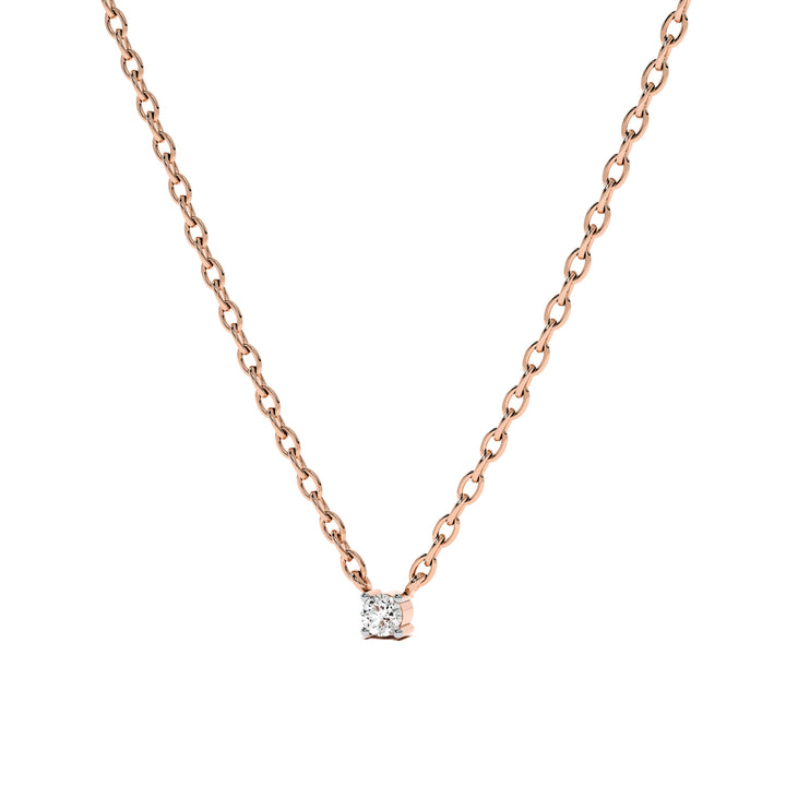 0.24 Carat Aurora Spark 9KT Gold Lab Grown Diamond Necklace - 6