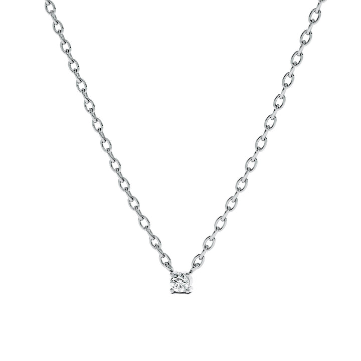 0.06 Carat Solo Glow 9KT Gold Lab Grown Diamond Pendant - 1