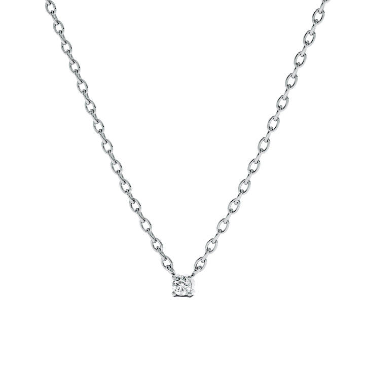 0.24 Carat Aurora Spark 9KT Gold Lab Grown Diamond Necklace - 1