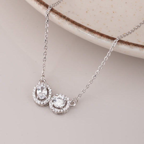 Double Gem Necklace