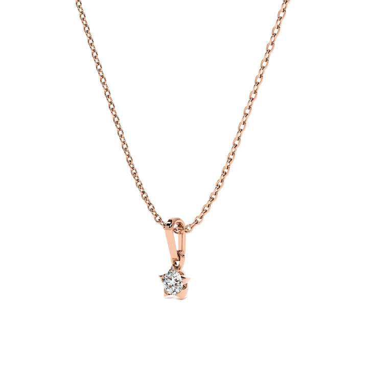 0.31 Carat Dainty Lumina 9KT Gold Lab Grown Diamond Necklace - 5