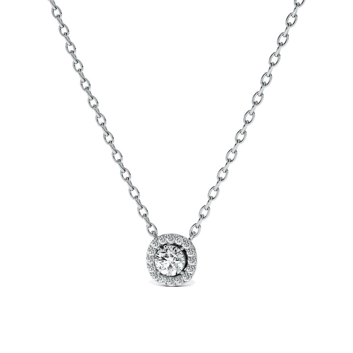 Modern Radiance 9KT Gold Lab Grown Diamond Necklace - 3