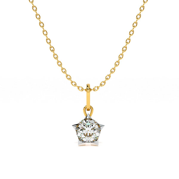 0.32 Carat Solara Drop Lab-Grown Diamond Customizable Necklace
