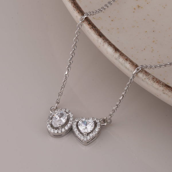 Double Pendant Necklace