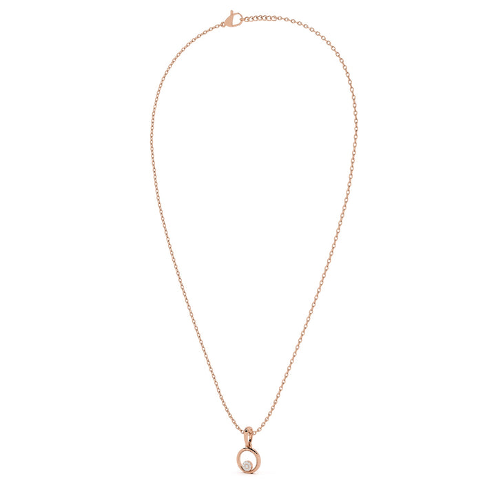 Nova Orbit 9KT Gold Lab Grown Diamond Pendant - 3