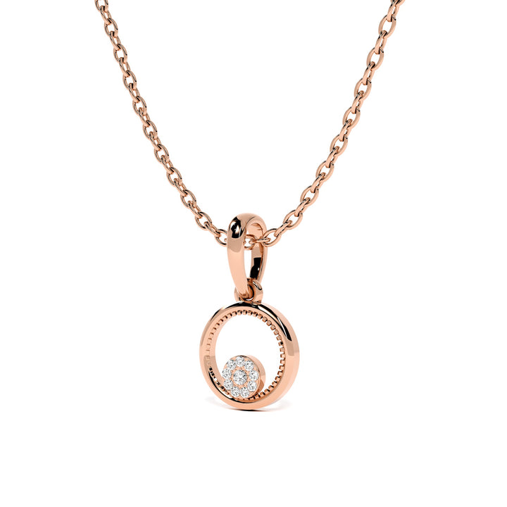 Nova Orbit 9KT Gold Lab Grown Diamond Pendant - 6