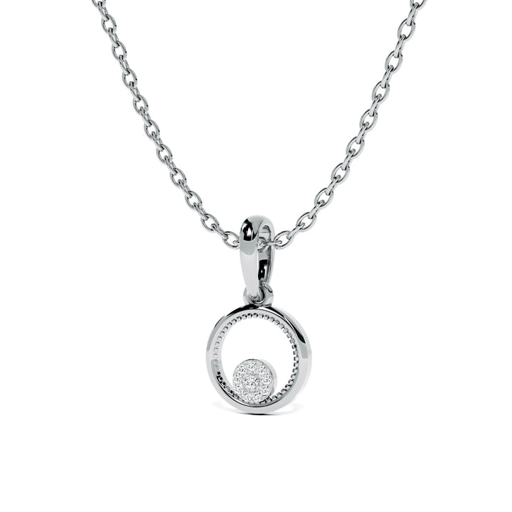 Nova Orbit 9KT Gold Lab Grown Diamond Pendant - 5