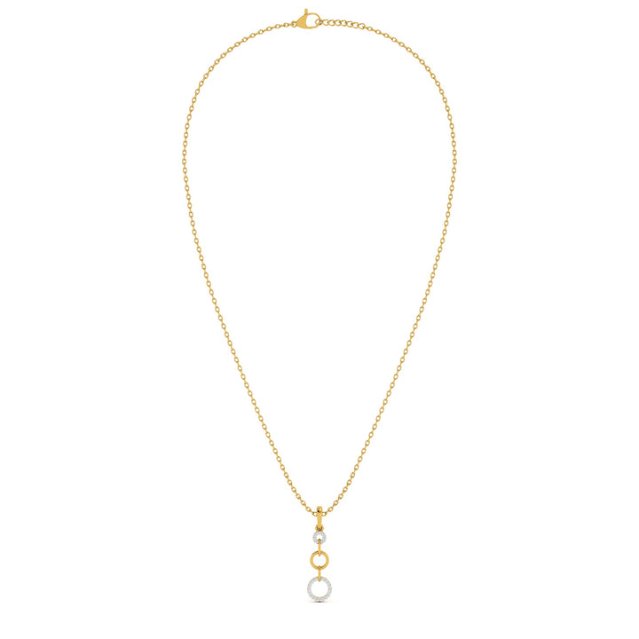 Loops of Grace 9KT Gold Lab Grown Diamond Pendant - 5