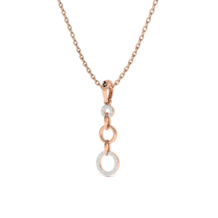 Loops of Grace 9KT Gold Lab Grown Diamond Pendant - 4