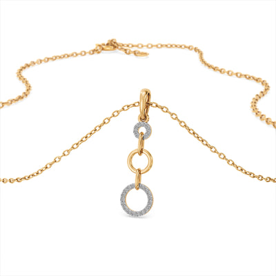 Loops of Grace 9KT Gold Lab Grown Diamond Pendant