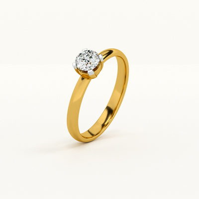 Blush Elegance Lab-Grown Diamond Customizable Ring