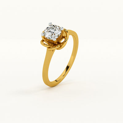 Six Petal Sparkler Lab-Grown Diamond Customizable Ring