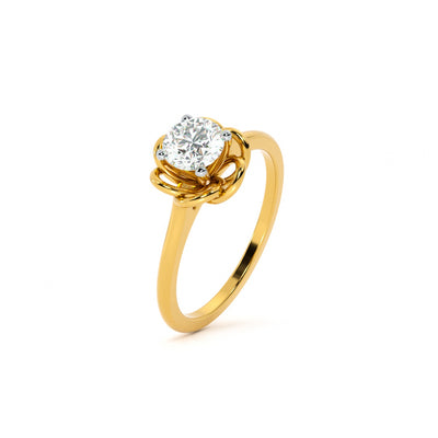 Six Petal Sparkler Lab-Grown Diamond Customizable Ring