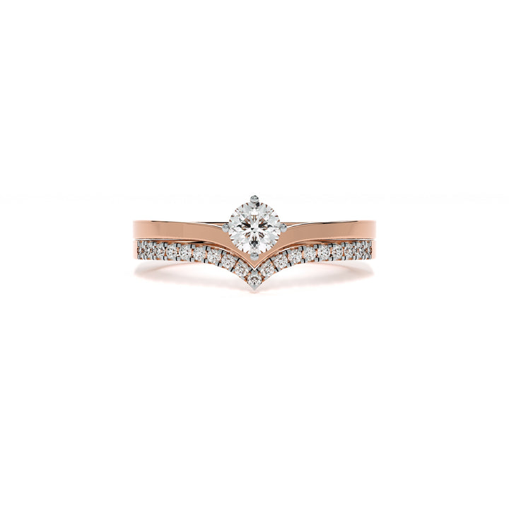 Sovereign V Duo 9KT Gold Lab Grown Diamond Ring - 6 