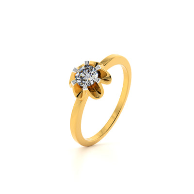 The Clover 9KT Gold Lab Grown Diamond Ring