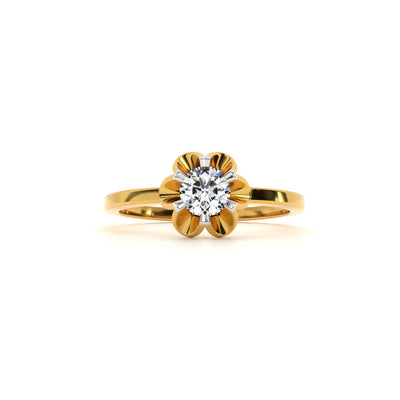 The Clover 9KT Gold Lab Grown Diamond Ring