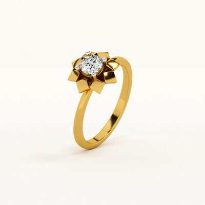 Framed Sparkle Lab-Grown Diamond Customizable Ring
