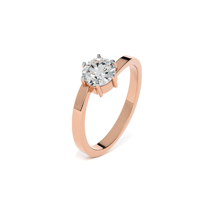 Classic Crown 9KT Gold Lab Grown Diamond Ring - 5