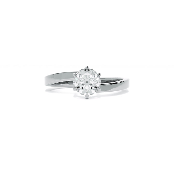 Classic Crown 9KT Gold Lab Grown Diamond Ring  - 6