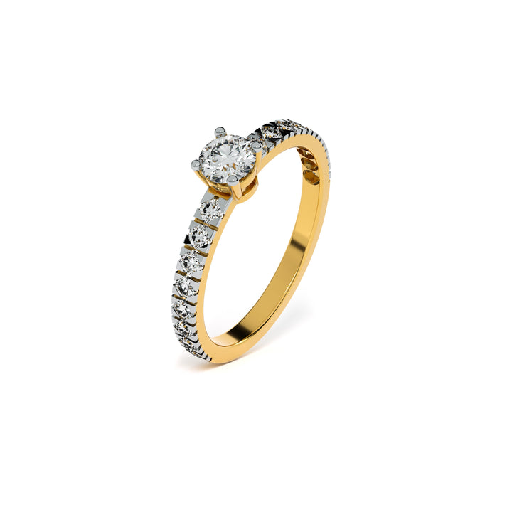 The Cascade 9KT Gold Lab Grown Diamond Ring - 3