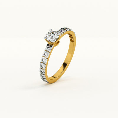 The Cascade Lab-Grown Diamond Customizable Ring