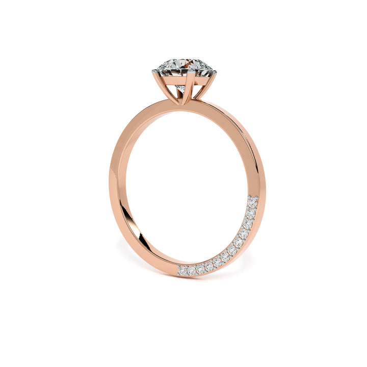 The Contour 9KT Gold Lab Grown Diamond Ring - 1