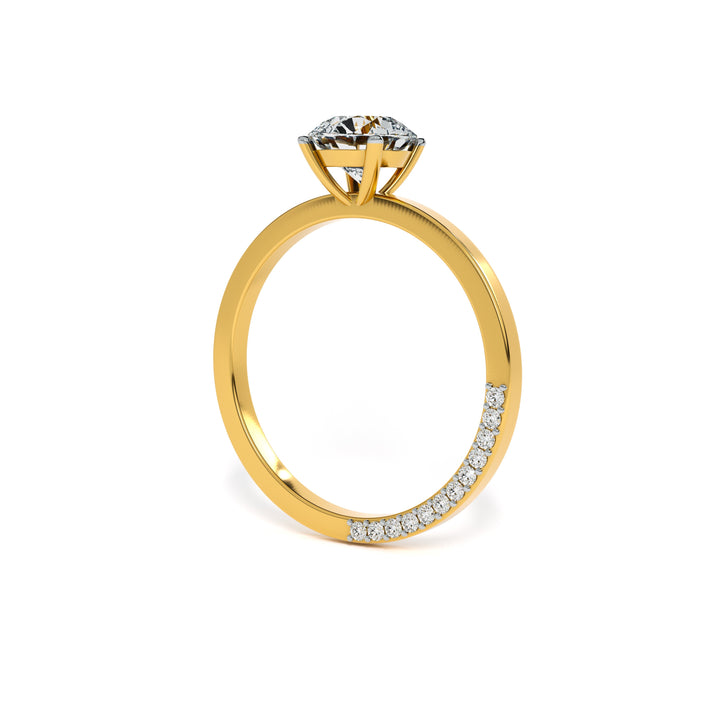 The Contour 9KT Gold Lab Grown Diamond Ring - 6